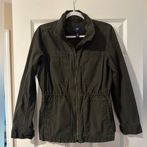 GAP-green utility jacket size Medium